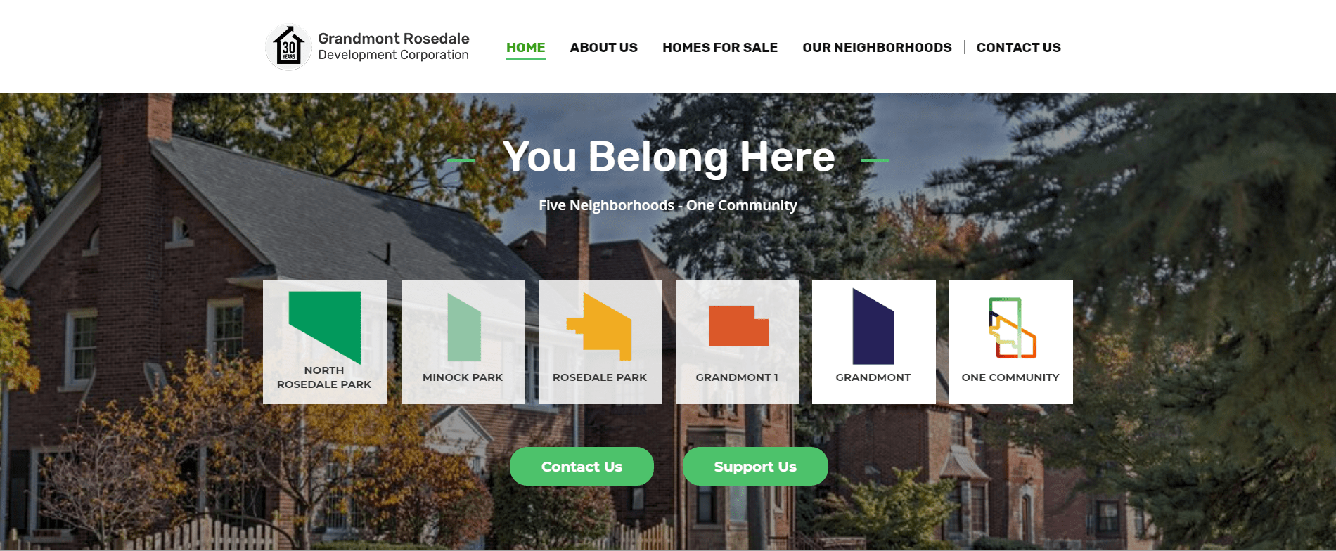 Image of Grandmont-Rosedale Development Corporation landing page